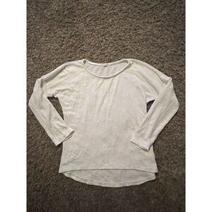 Girls Copper Key Lightweight White‎ Long Sleeve Sweater Size M